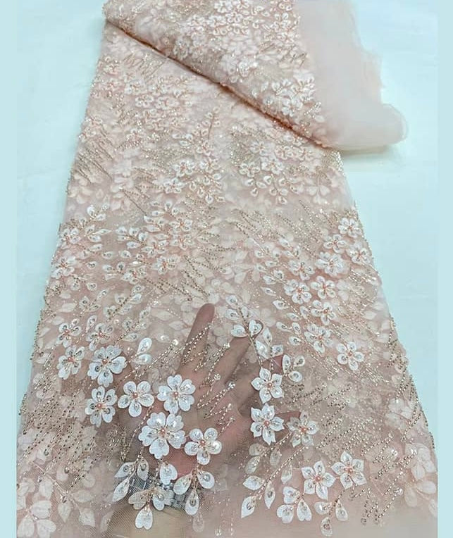 High Quality Beaded Lace Available In 8 Colors