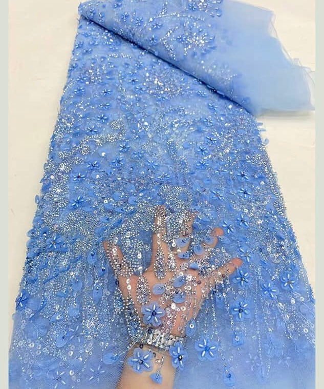 High Quality Beaded Lace Available In 8 Colors