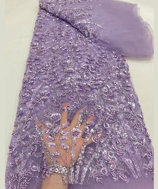 High Quality Beaded Lace Available In 8 Colors