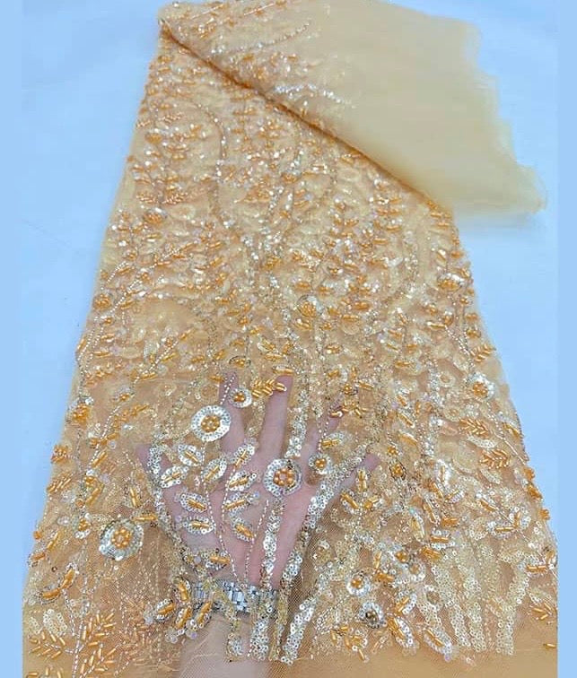 High Quality Beaded Lace Available In 8 Colors