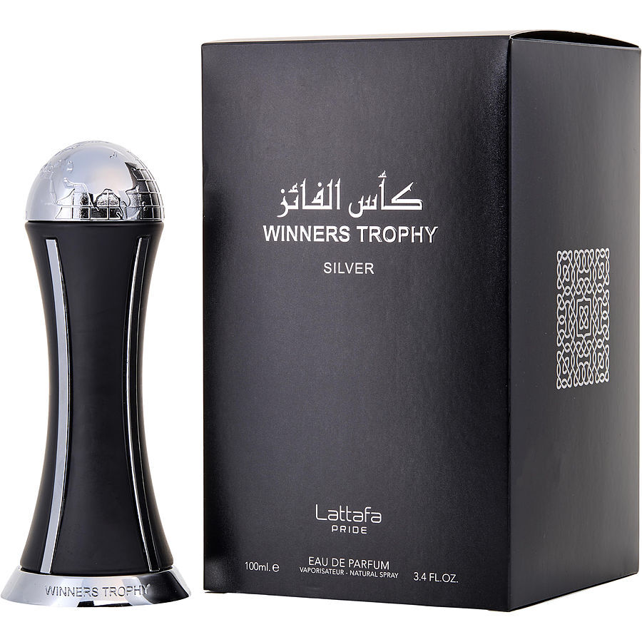 LATTAFA PRIDE WINNERS TROPHY SILVER by Lattafa (UNISEX) - EAU DE PARFUM SPRAY 3.4 OZ