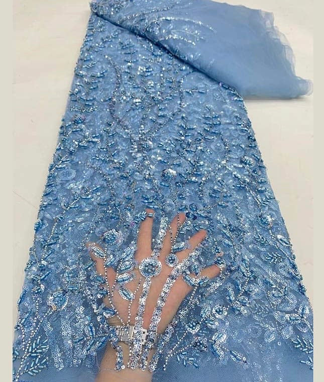 High Quality Beaded Lace Available In 8 Colors