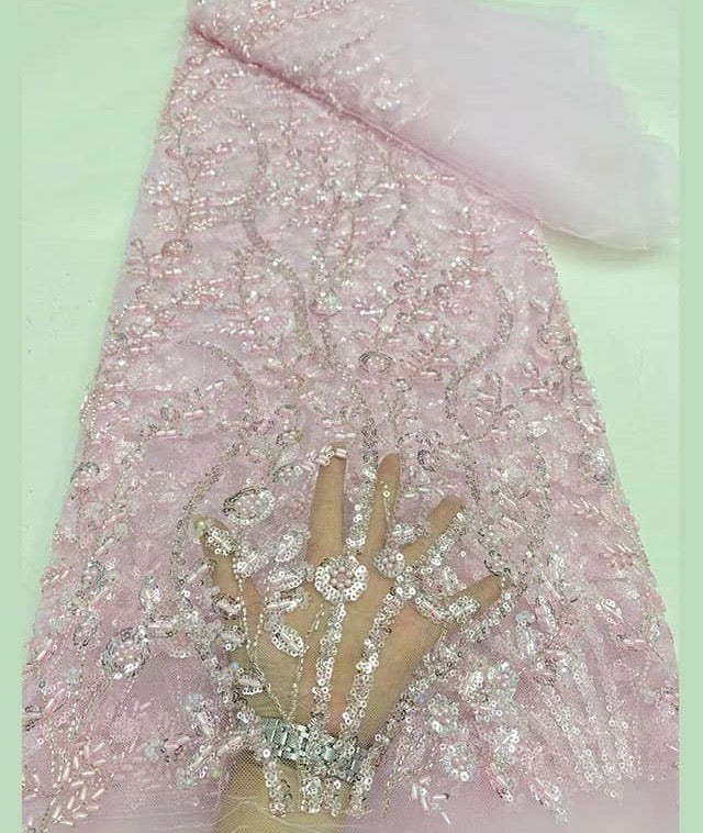 High Quality Beaded Lace Available In 8 Colors