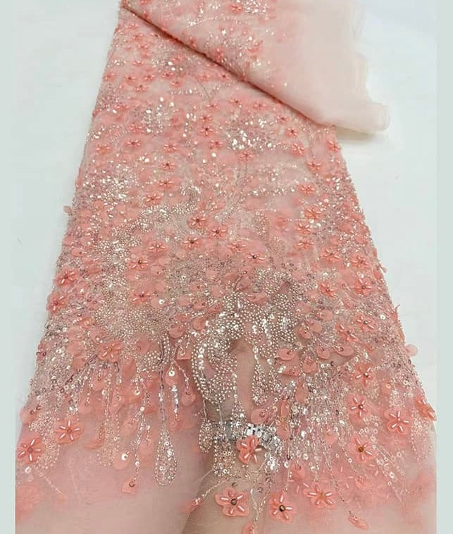 High Quality Beaded Lace Available In 8 Colors