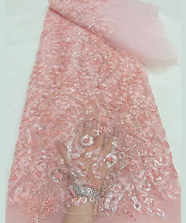 High Quality Beaded Lace Available In 8 Colors
