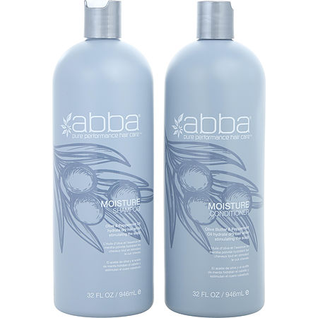 Abba Unisex Moisture Shampoo And Conditioner 32 oz Duo