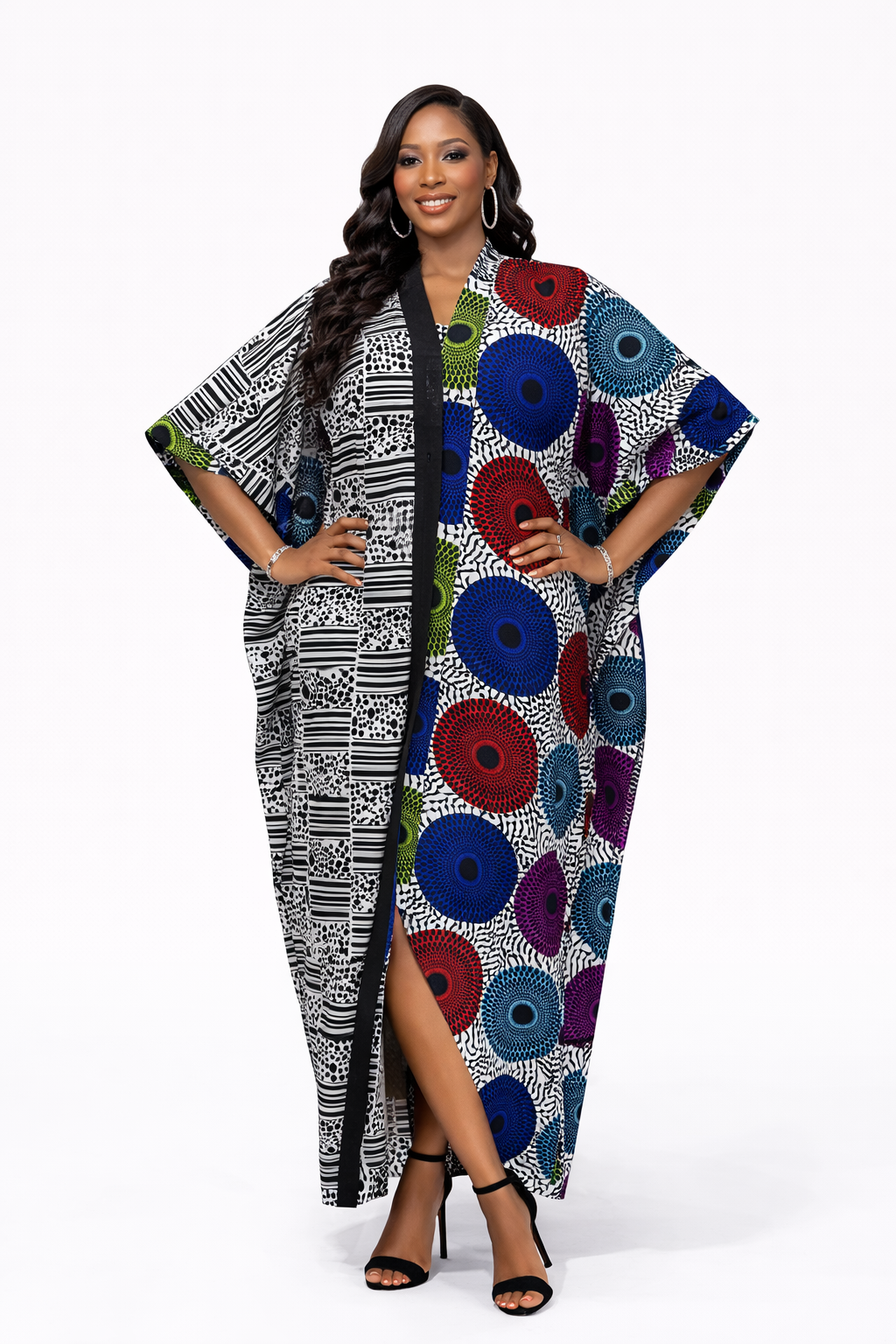 CS Elegant Multiprint African Ankara Corset Bubu