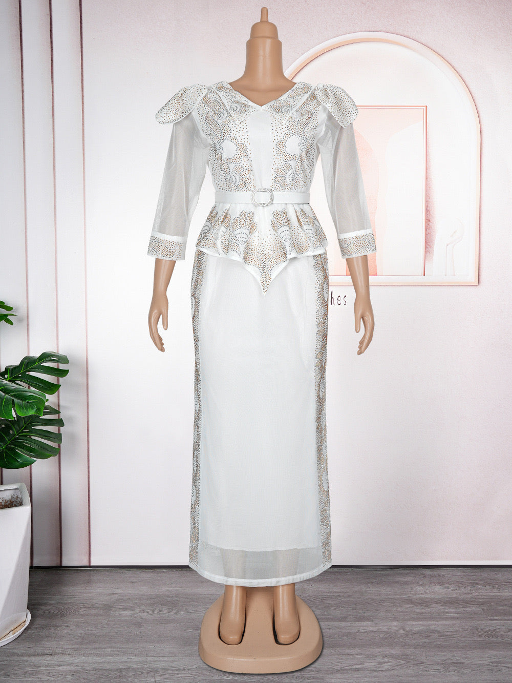 Elegant Female African Dress