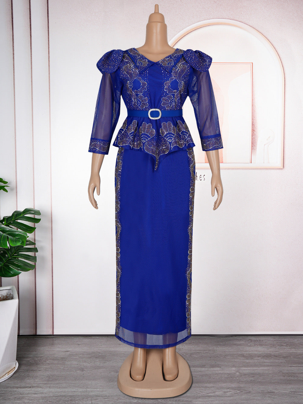 Elegant Female African Dress
