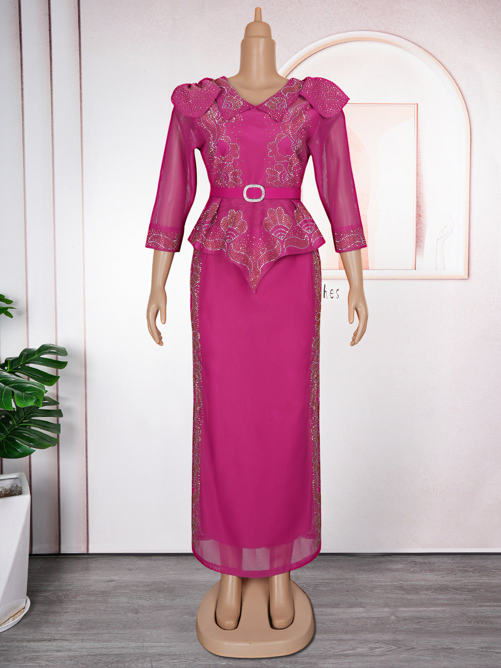 Elegant Female African Dress