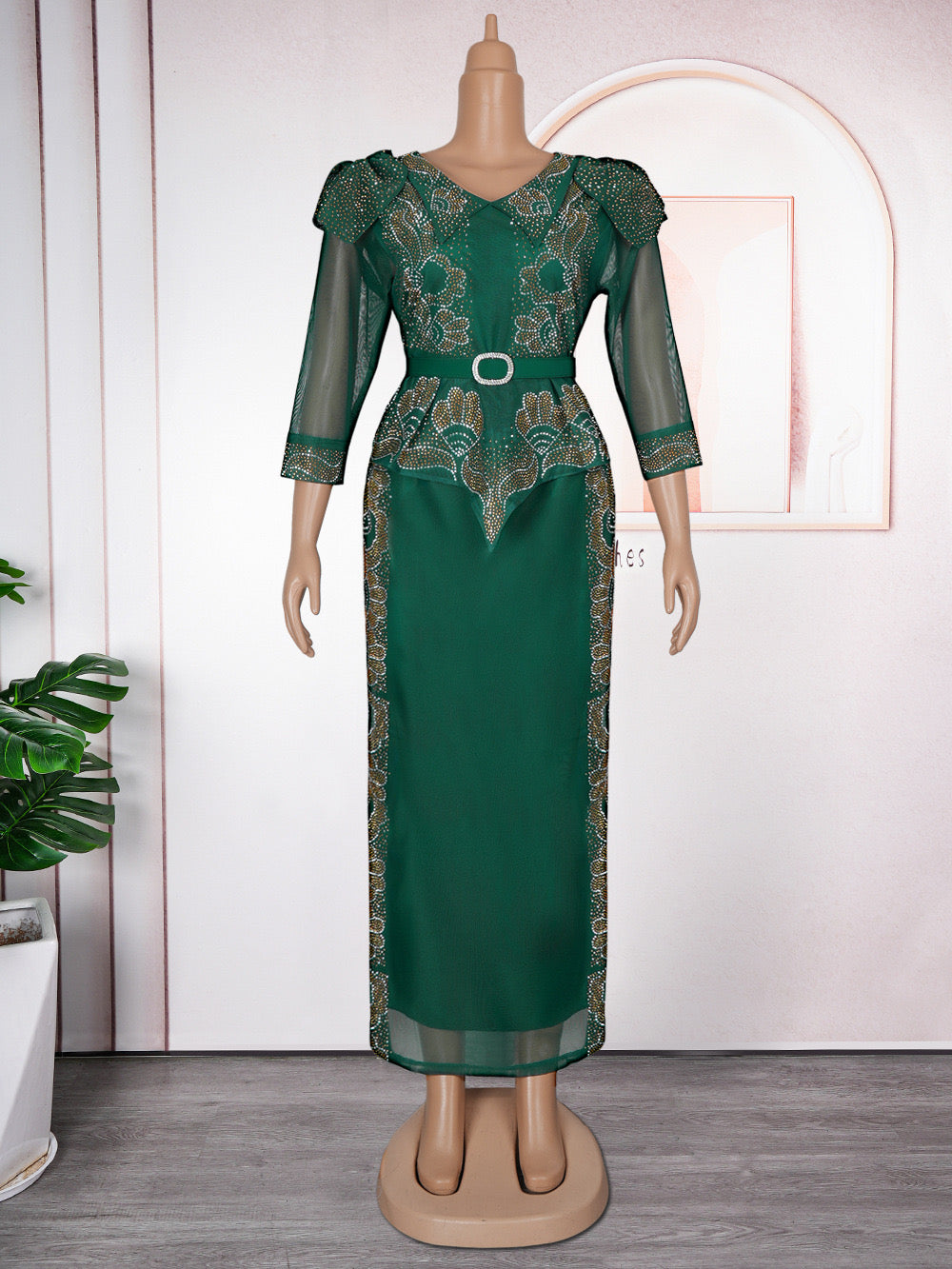 Elegant Female African Dress