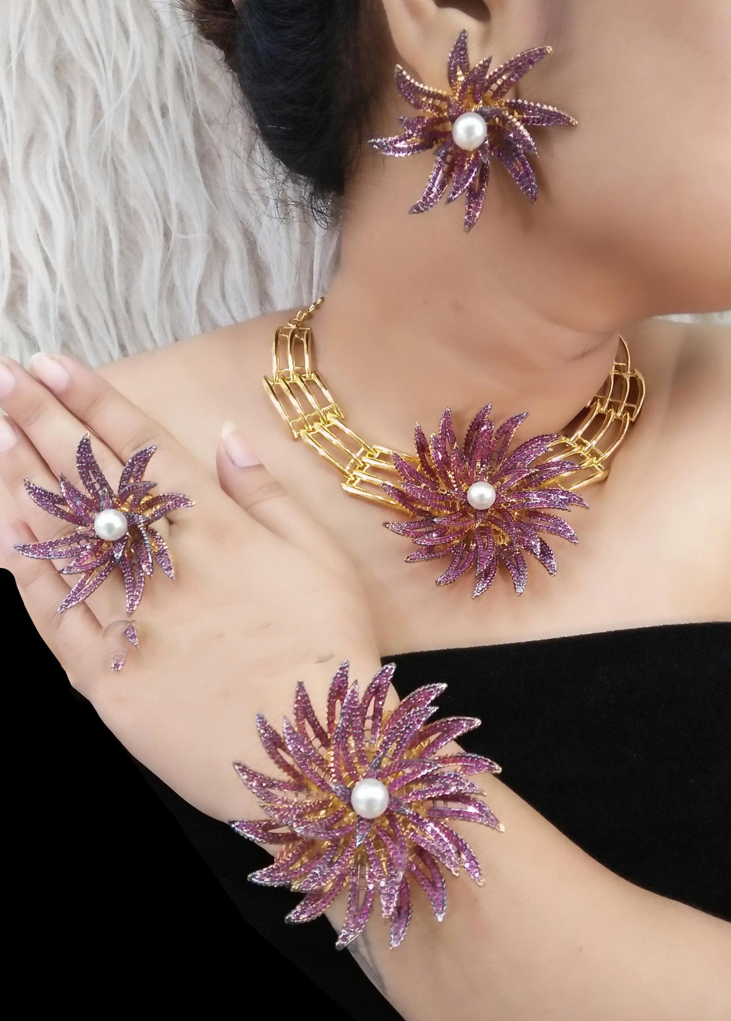 4 Piece High Quality Indian Fashion Jewelry