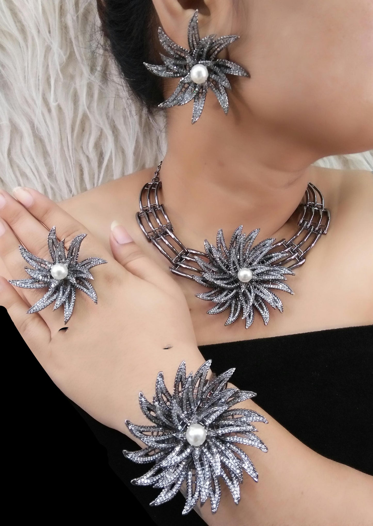 4 Piece High Quality Indian Fashion Jewelry