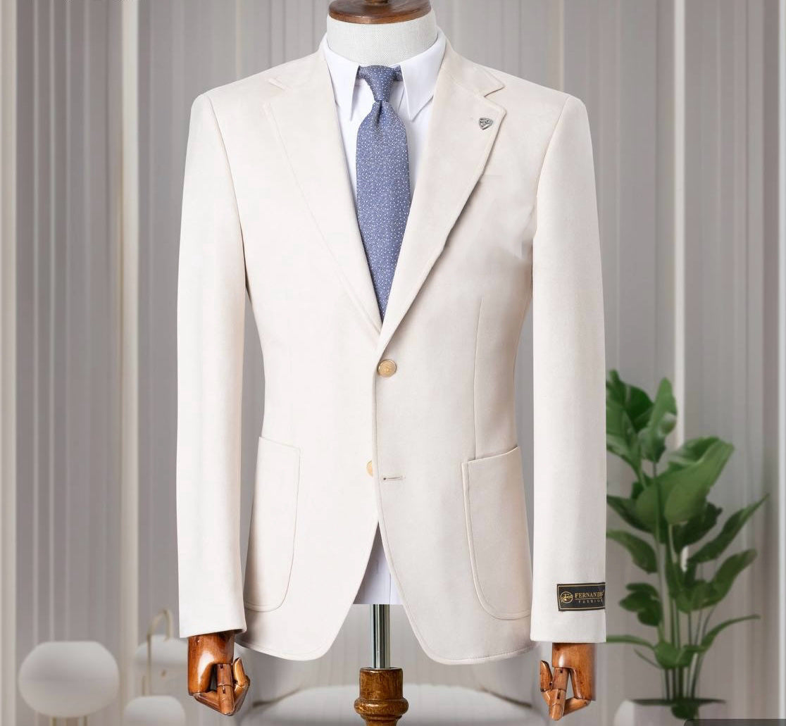 Ramzotti Suede Slimfit Men Blazer