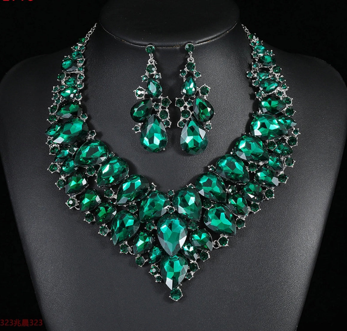 Luxury Bridal/Formal Crystal Jewelry Set