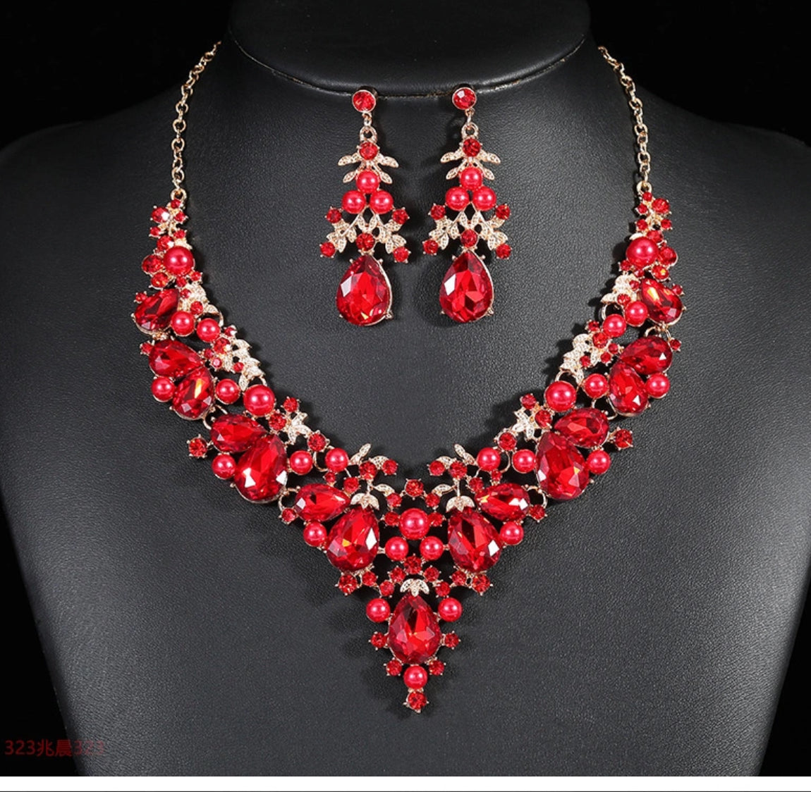 Luxury Bridal/Formal Crystal Jewelry Set
