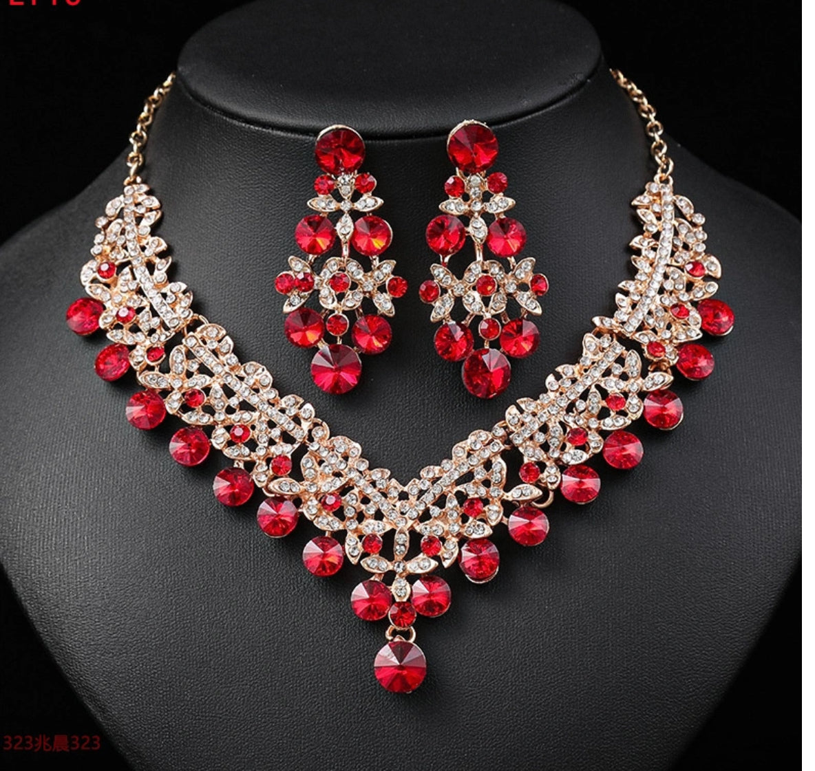 Luxury Bridal/Formal Crystal Jewelry Set