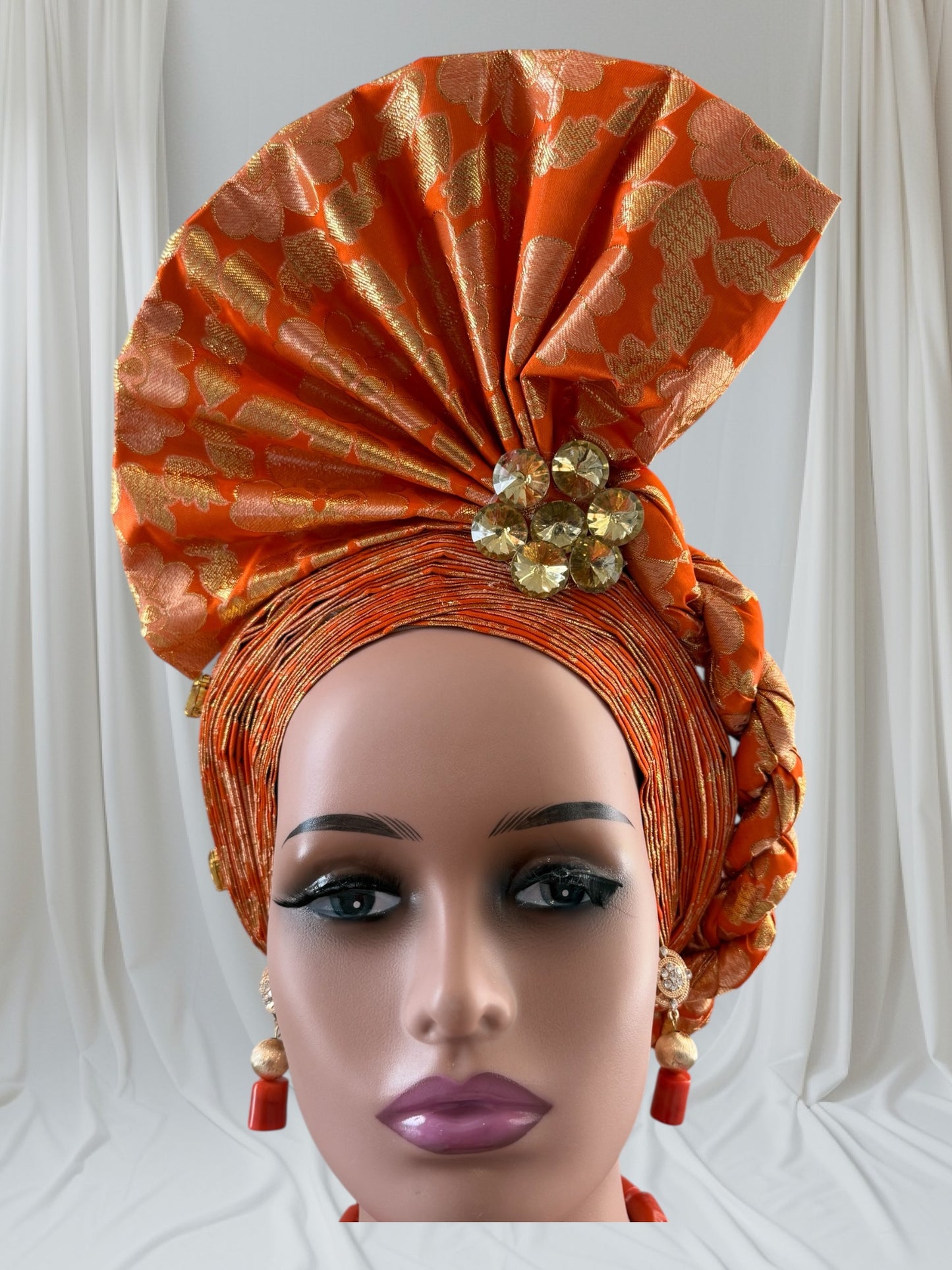 Stunning Oranger Nigerian Sego Autogele