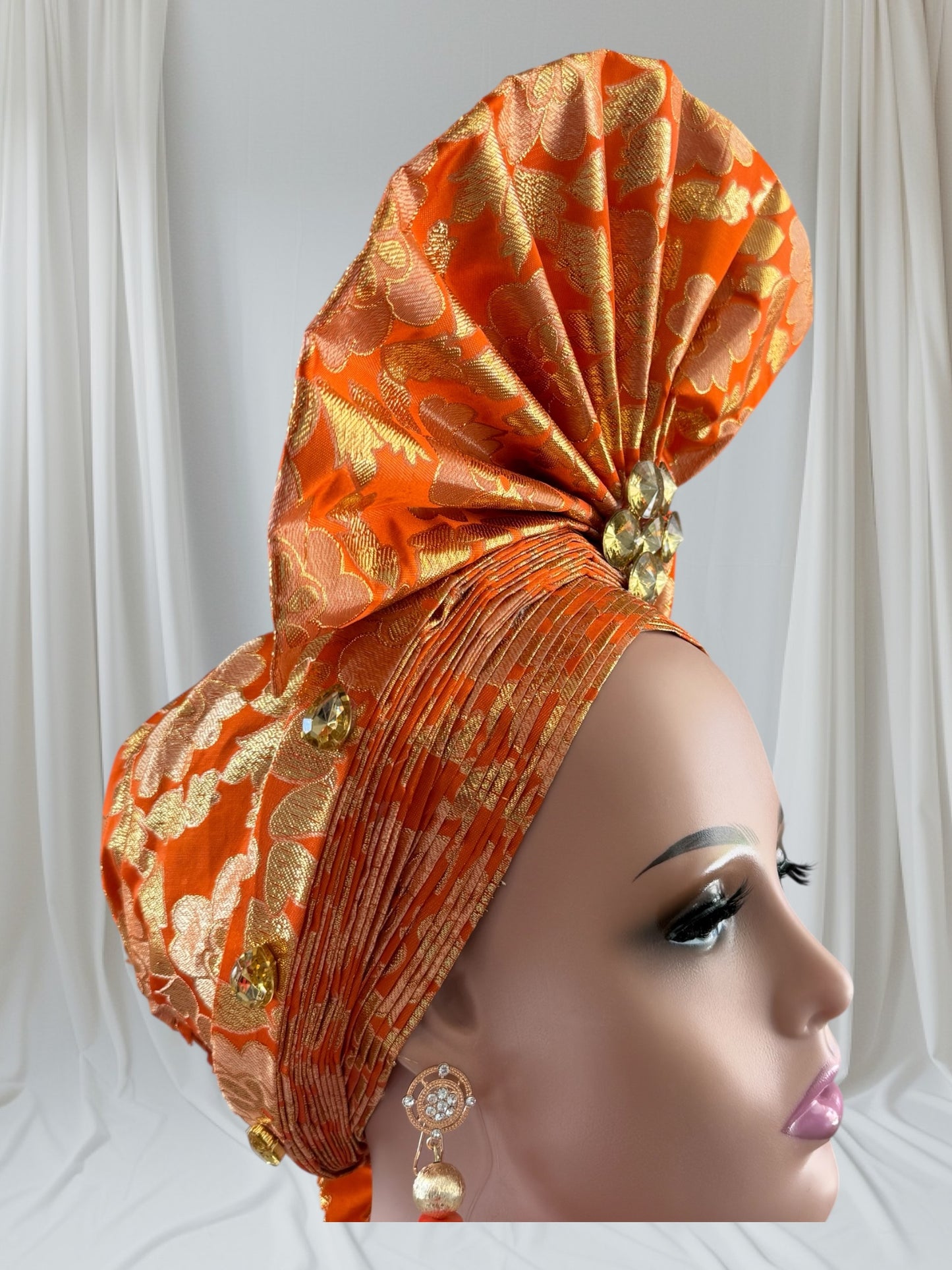 Stunning Oranger Nigerian Sego Autogele