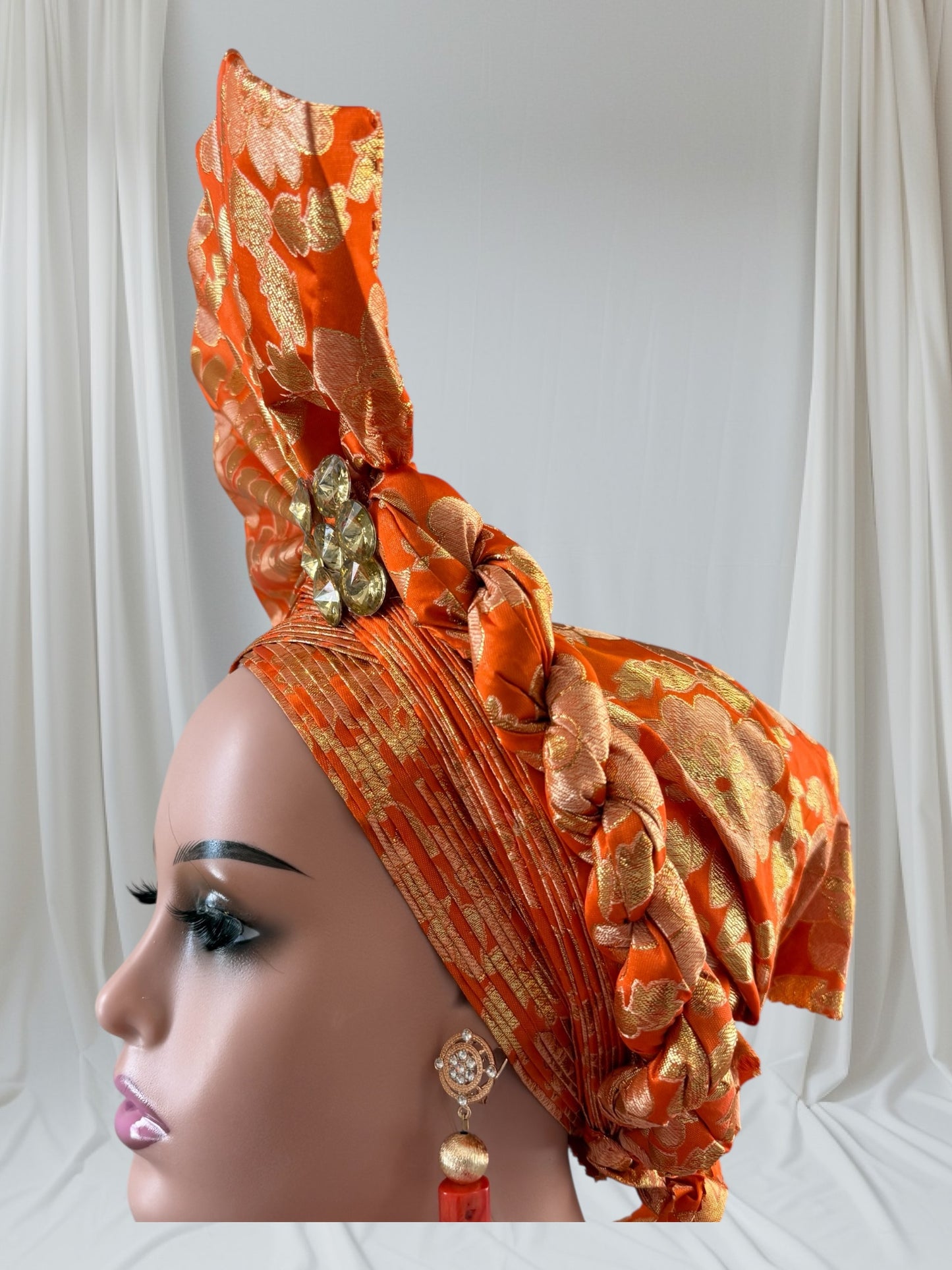 Stunning Oranger Nigerian Sego Autogele
