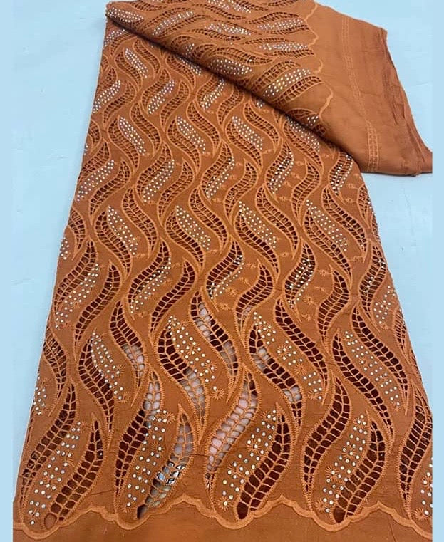 High Quality French Stoned Lace Available in 8 Colors