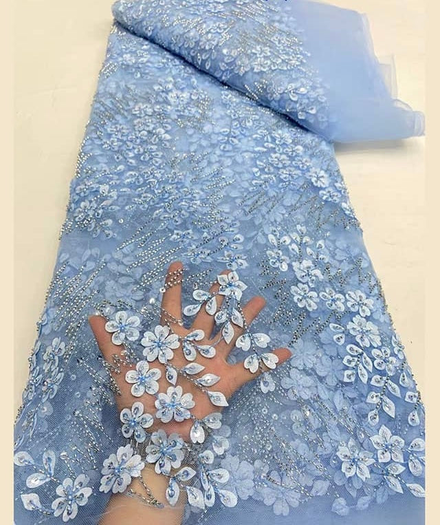 High Quality Beaded Lace Available In 8 Colors