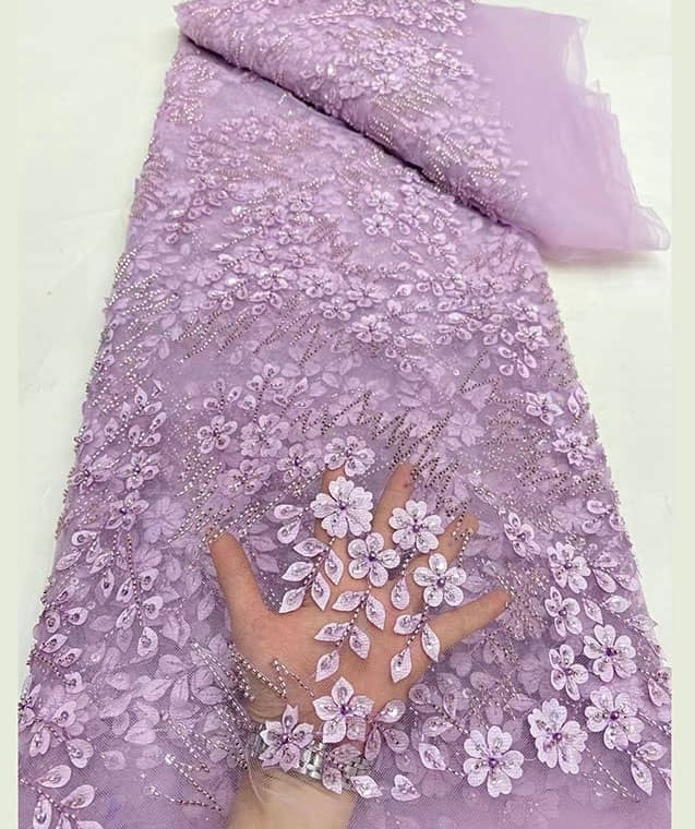High Quality Beaded Lace Available In 8 Colors