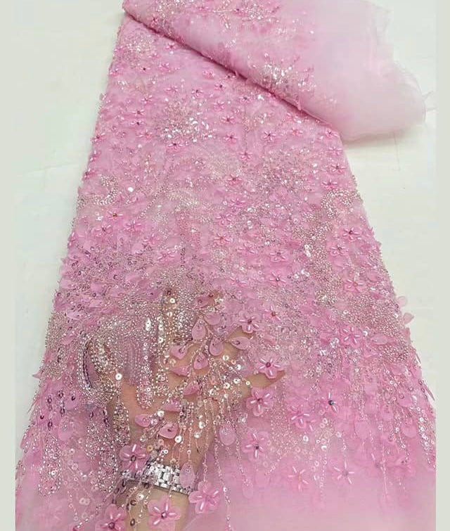 High Quality Beaded Lace Available In 8 Colors