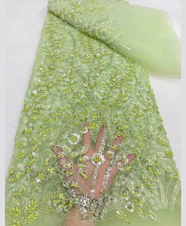 High Quality Beaded Lace Available In 8 Colors