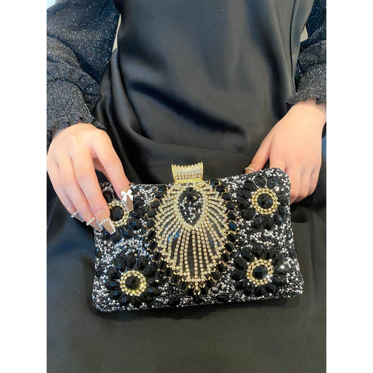 Handmade Rhinestone Bag