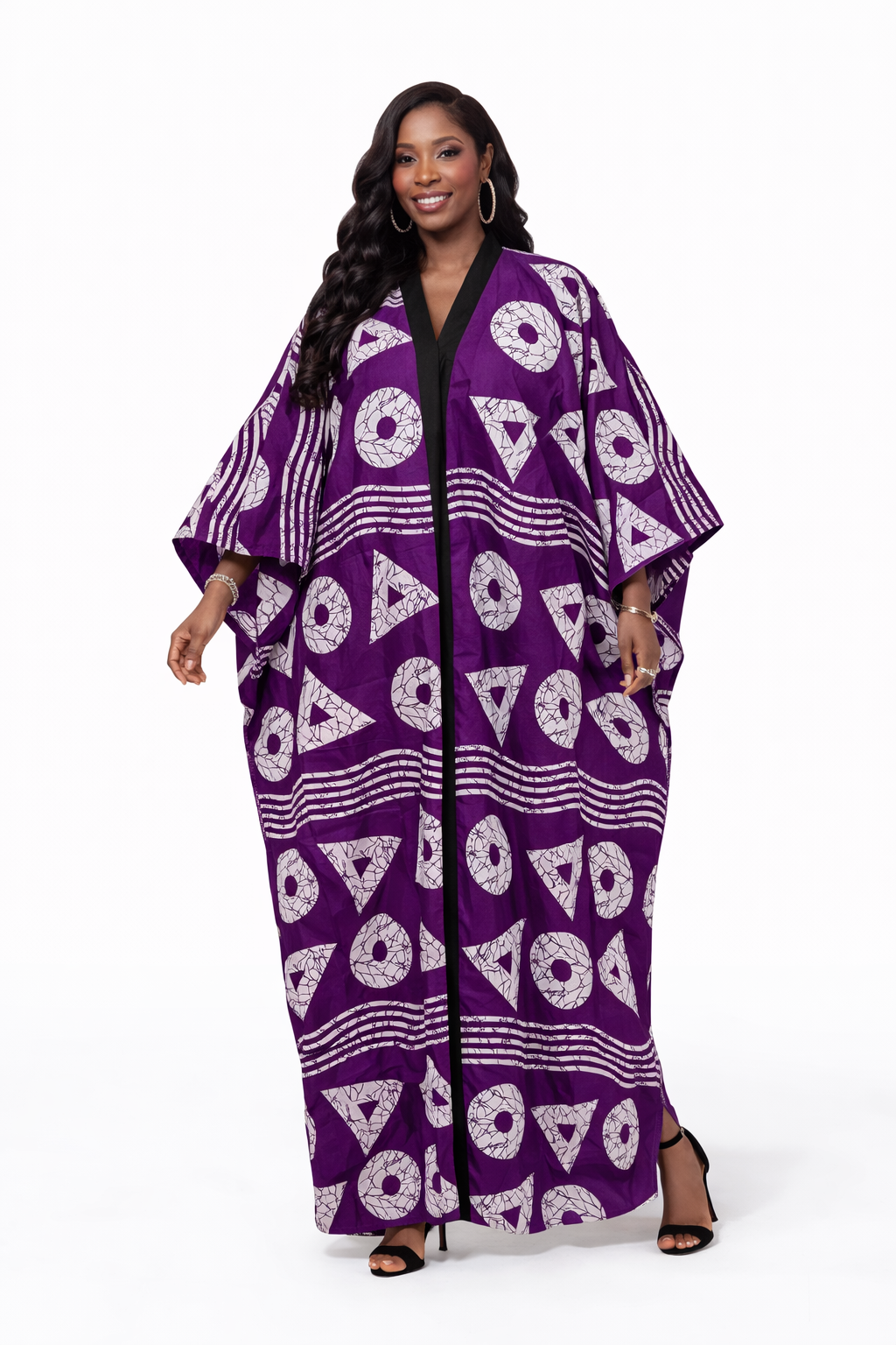 CRZ African Ankara Corset Bubu With Tape