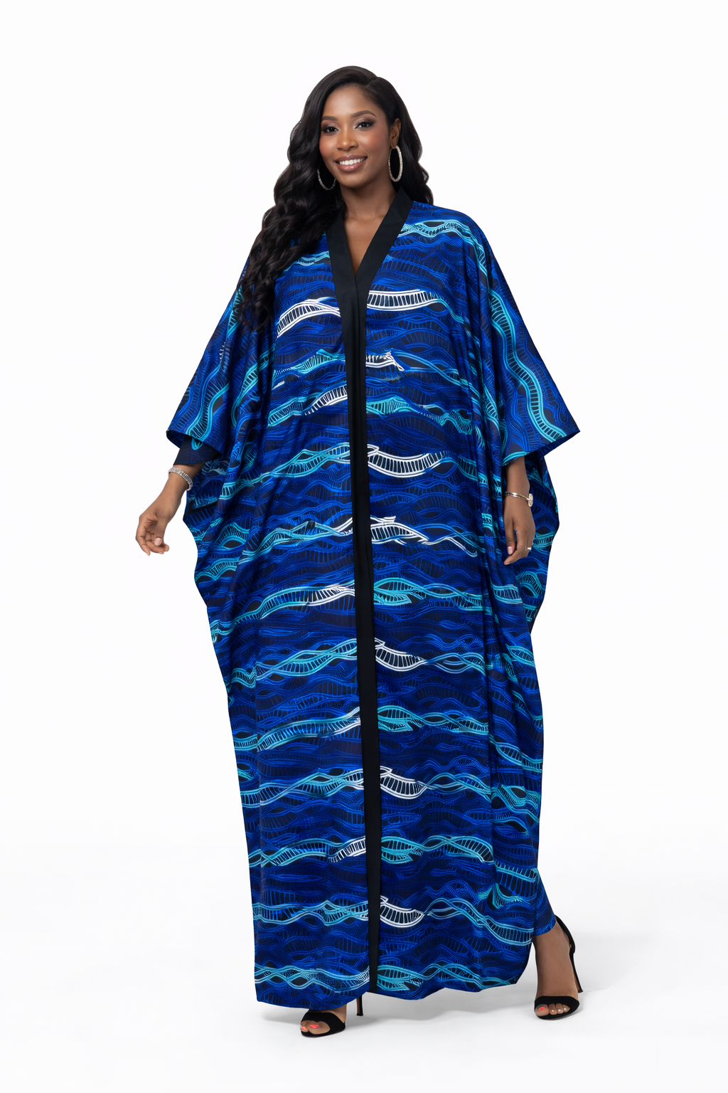 CRZ African Ankara Corset Bubu With Tape