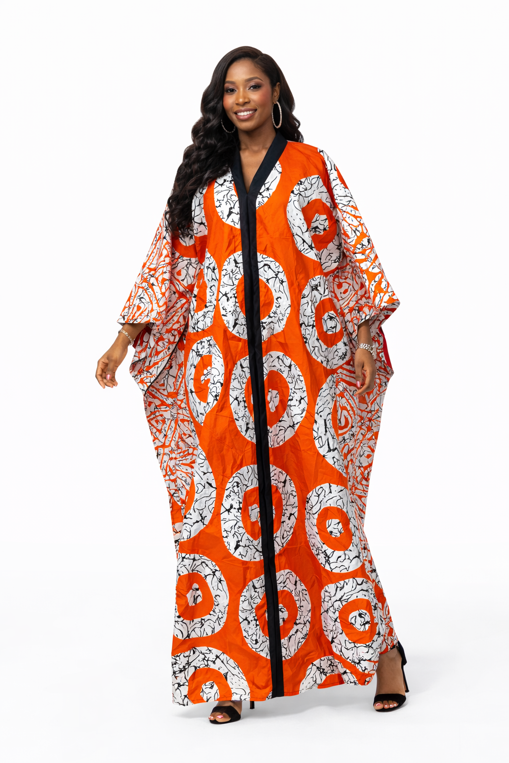 CRZ African Ankara Corset Bubu With Tape
