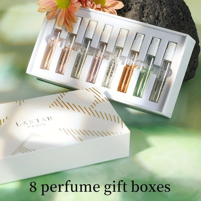 8Pcs Set Perfume Different Scent Long Lasting Eau De Parfum