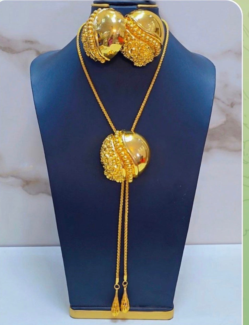 CRZ Luxury Gold Plated Set of Jewelry