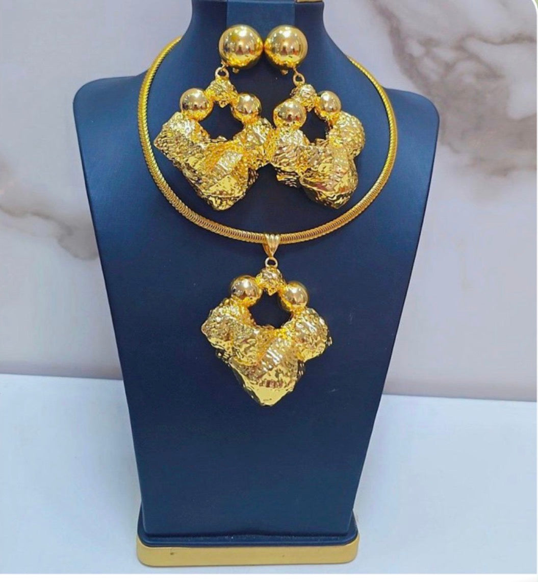 CRZ Luxury Gold Plated Set of Jewelry