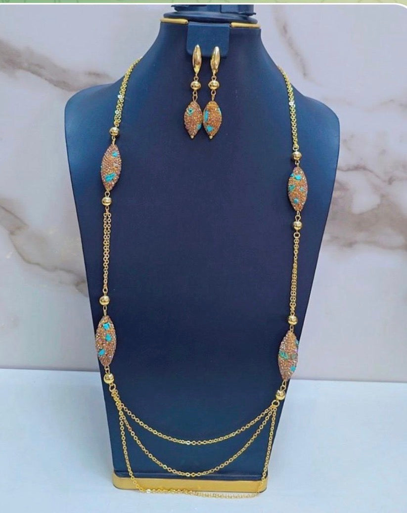 CRZ Luxury Gold Plated Set of Jewelry