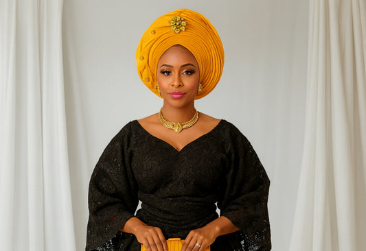CRZ Zerah Side Twisted Turban Autogele
