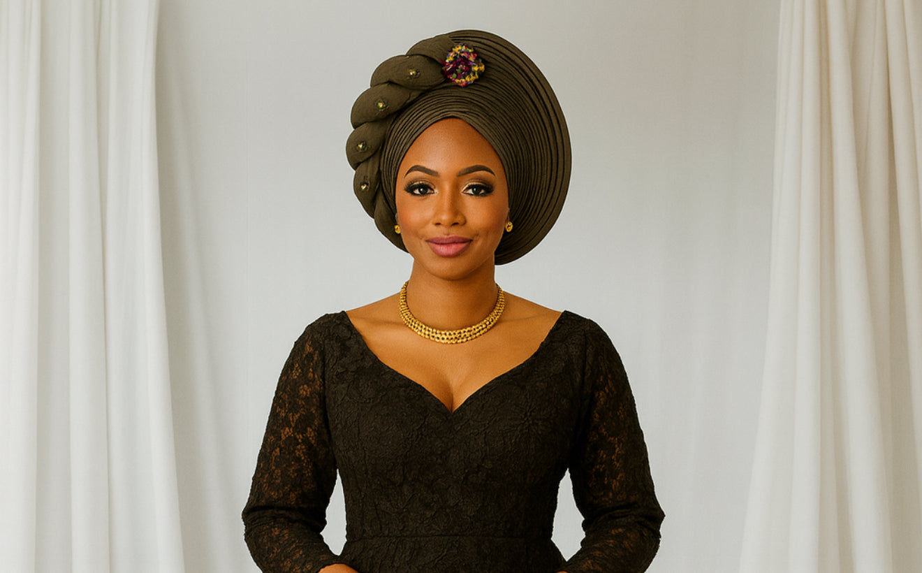 CRZ Zerah Side Twisted Turban Autogele