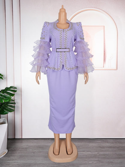 Luxury African Skirt and Blouse