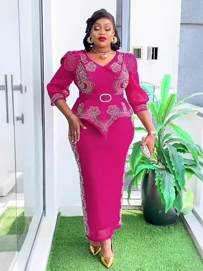 Elegant Female African Dress
