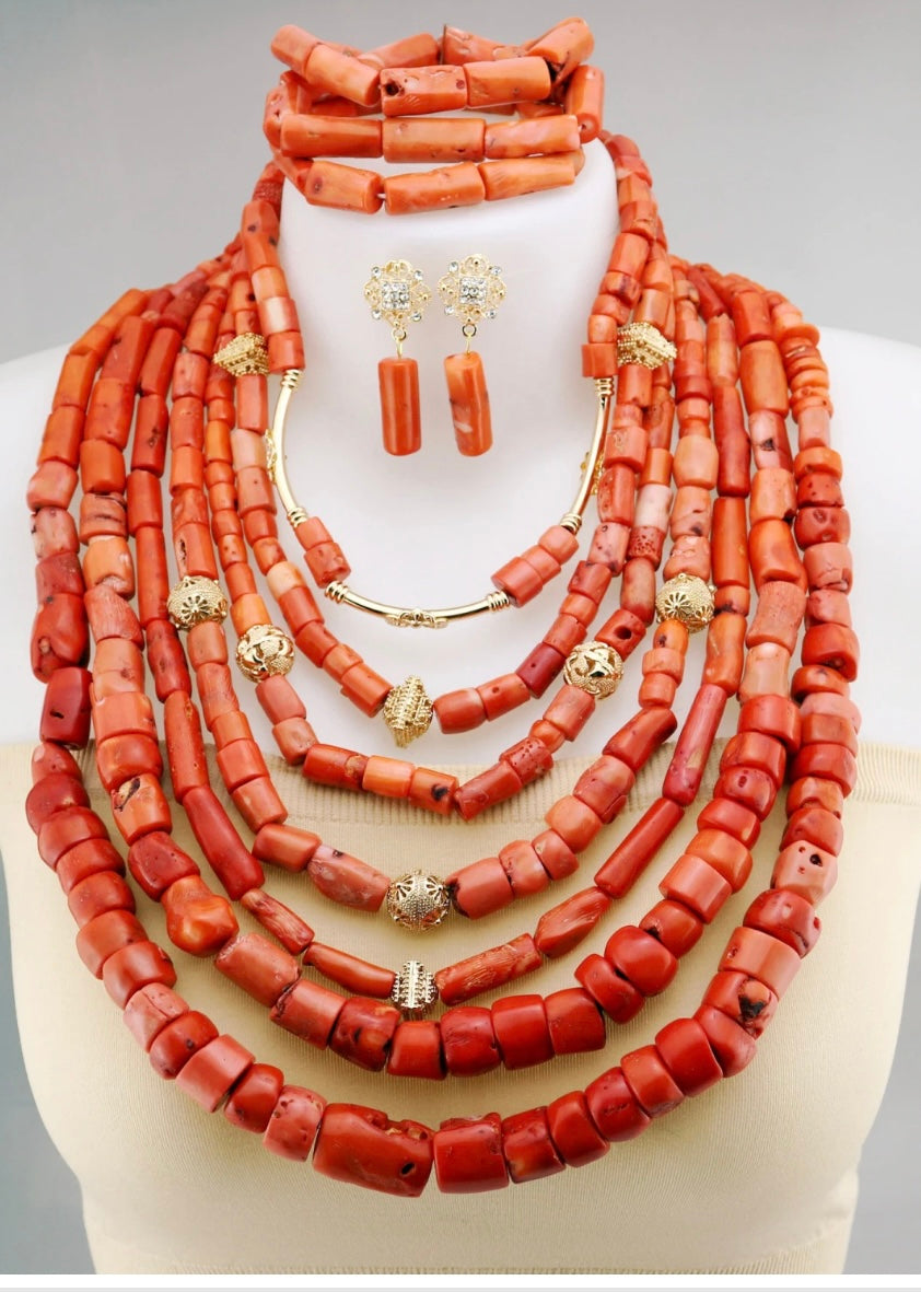 High Quality African Coral Bead