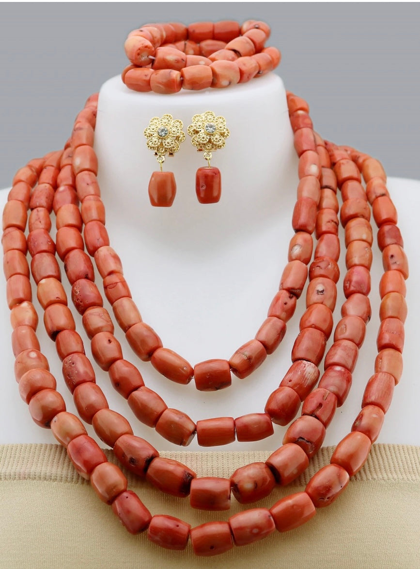 High Quality African Coral Bead