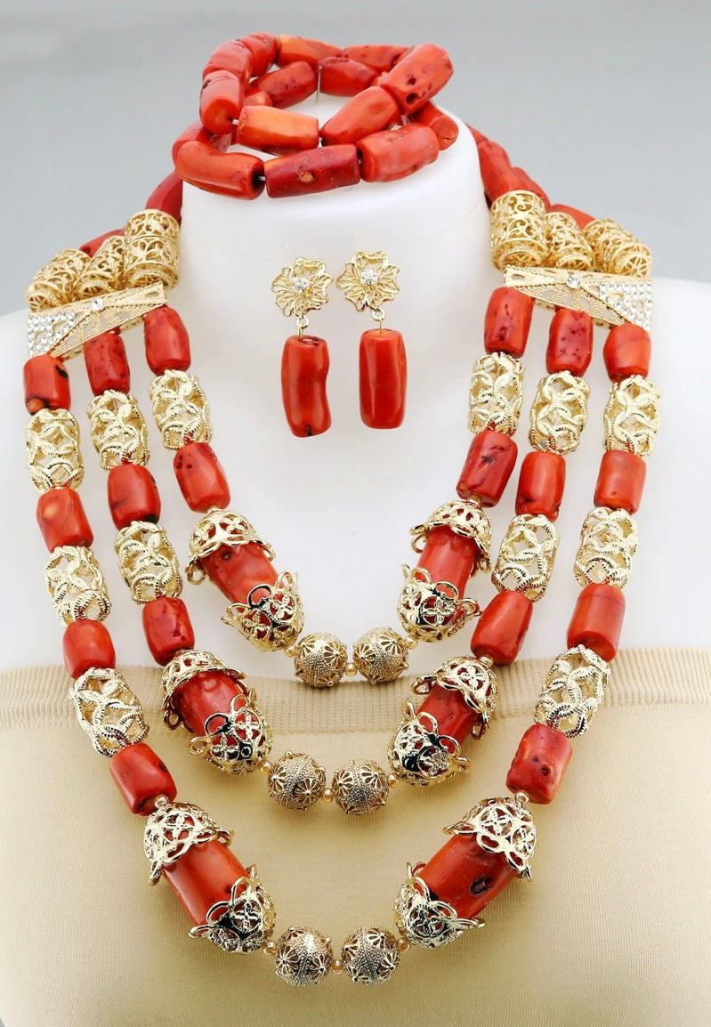 High Quality African Coral Beads