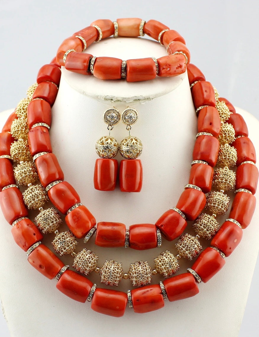 High Quality African Coral Beads