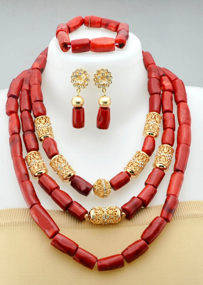 High Quality African Coral Bead