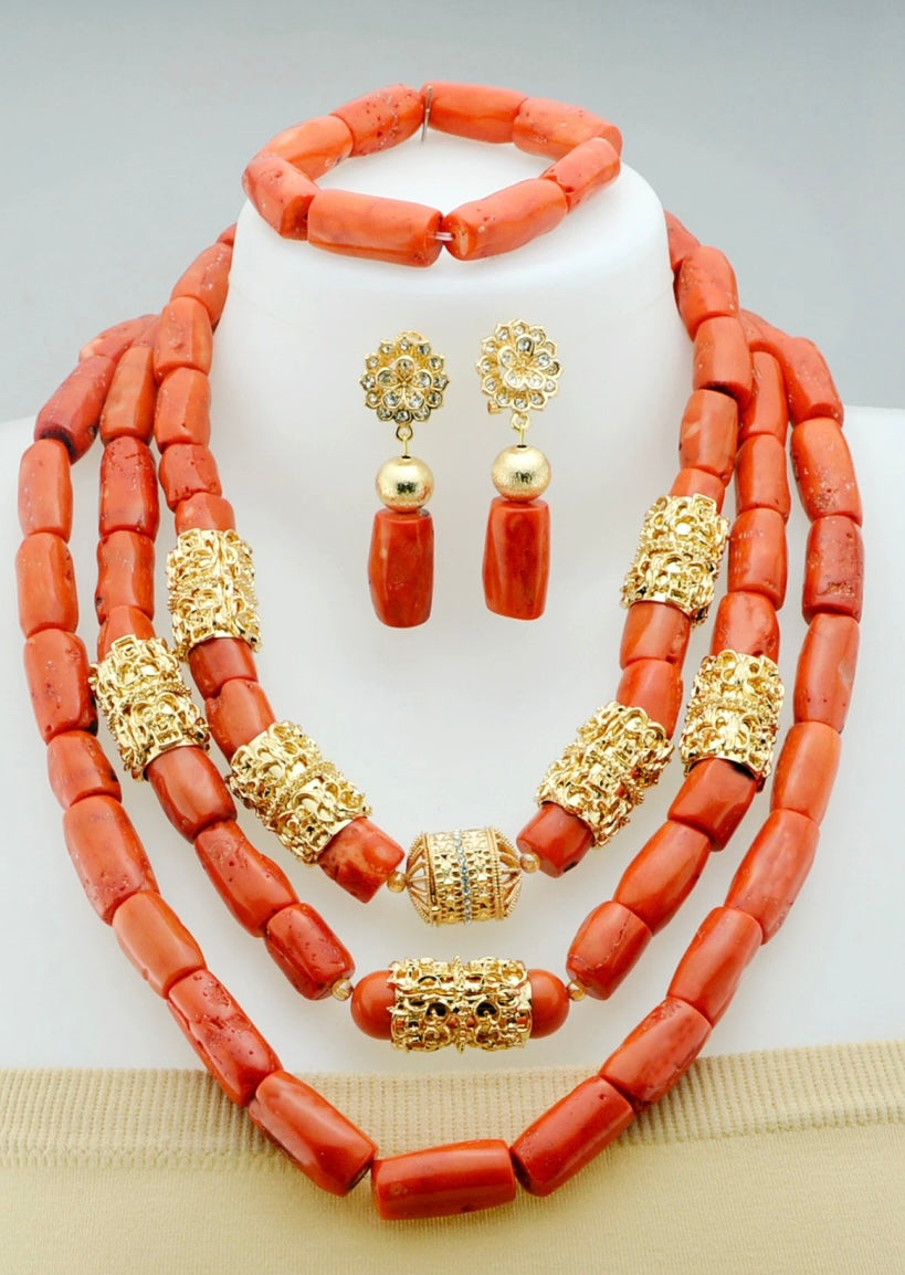 High Quality African Coral Beads