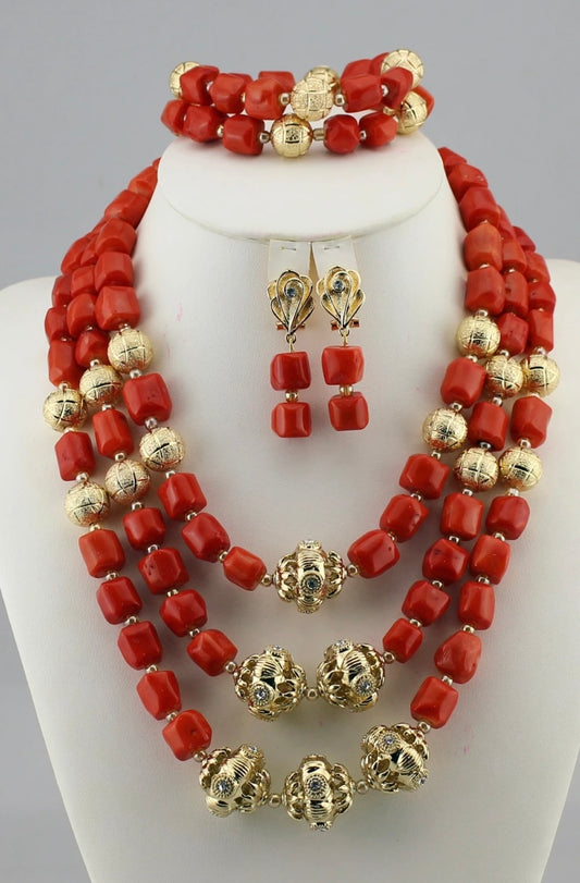 High Quality African Coral Beads