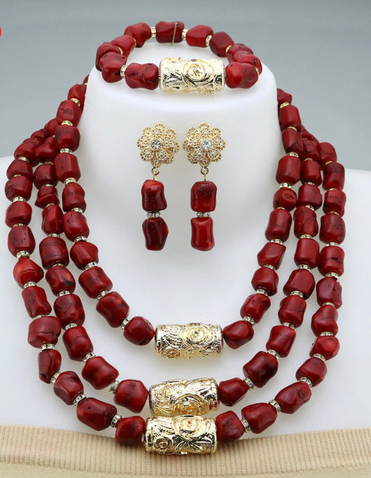 High Quality African Coral Beads