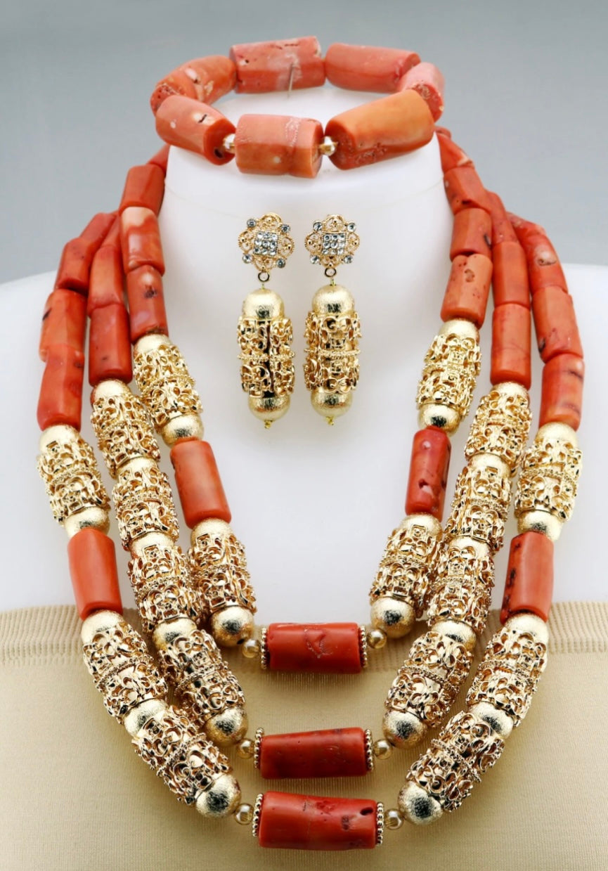 High Quality African Coral Beads